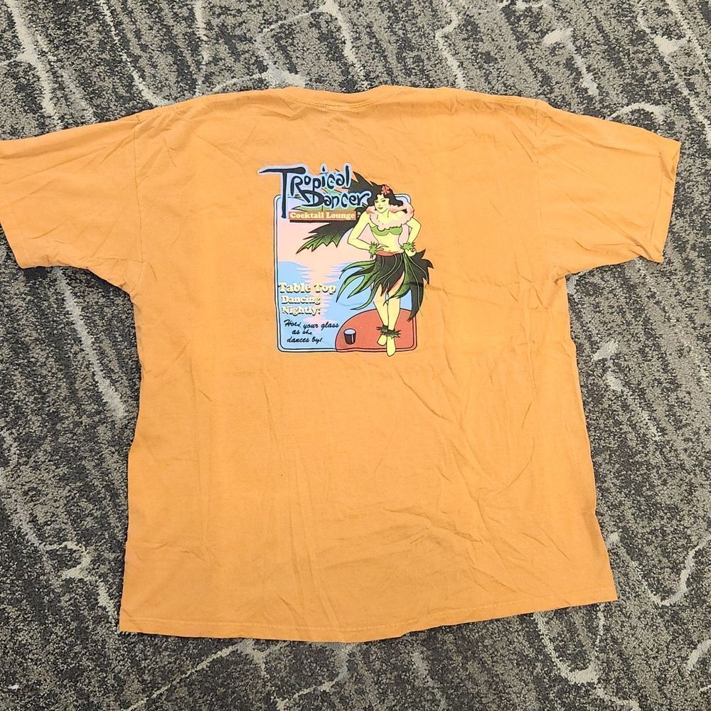 Tropical Dancer Cocktail Lounge T-shirt  XL